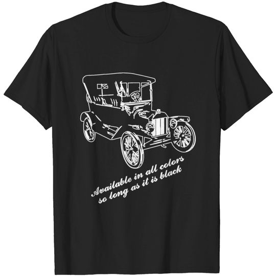 Discover Ford model T color chart T-shirt