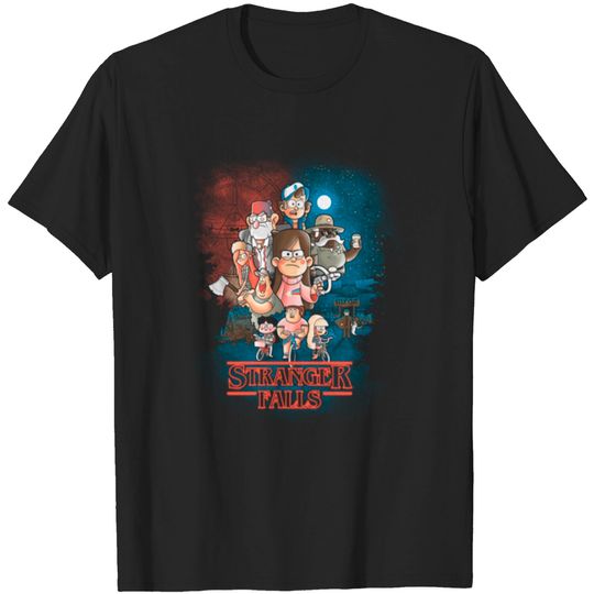 Discover Gravity Falls T Shirtstranger Falls T Shirt T-shirt