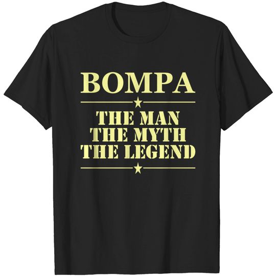 Discover Boompa The Man The Myth The Legend T-shirt