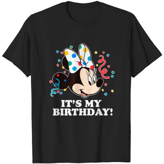 Discover Disney Minnie Mouse It's My Birthday T-Shirt