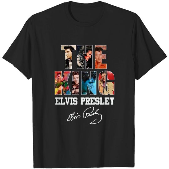Discover The King Elvis Presley Signatures T-Shirt