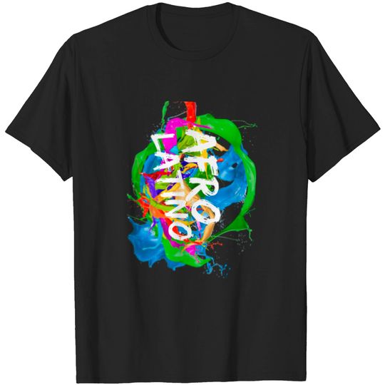Discover Afro Latino Colorful Tee T-shirt
