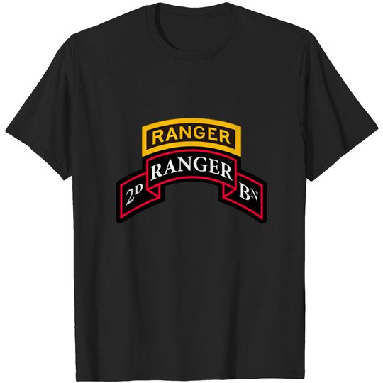 Discover Army Ranger 2nd Ranger Scroll Ranger Tab T-shirt
