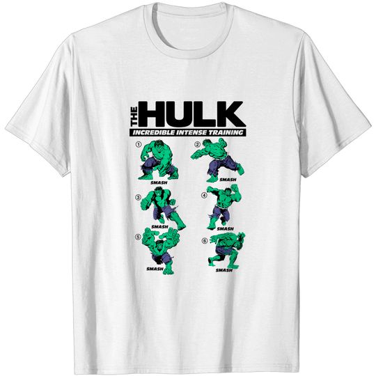 Discover Marvel Hulk Incredible Intense Training T-Shirt