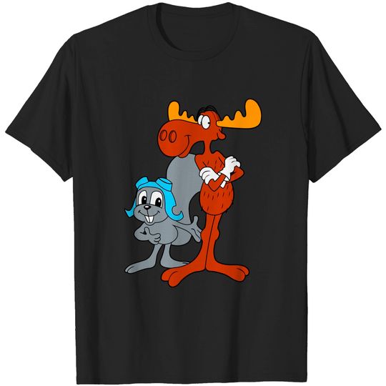 Discover Rocky and Bullwinkle - Cartoons - T-Shirt