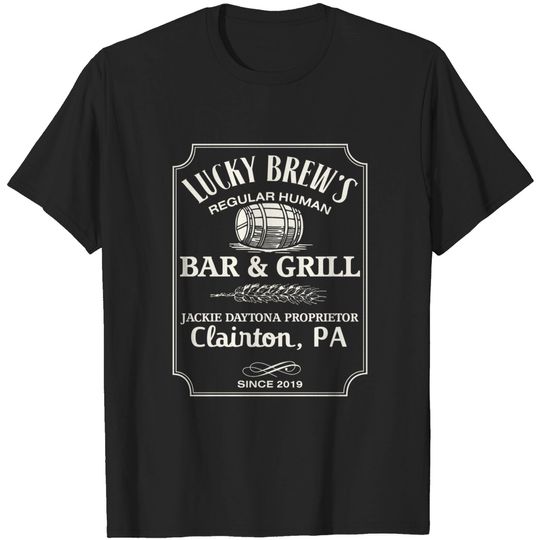 Discover What We Do In The Shadows Lucky Brew's Bar And Grill - Lucky Brews Bar And Grill - T-Shirt
