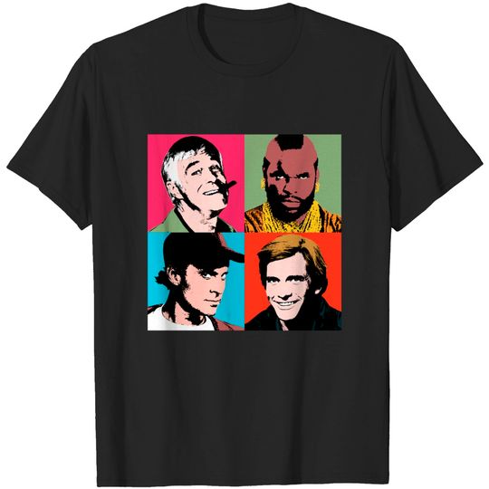 Discover The A-Warhol Team - The A Team - T-Shirt