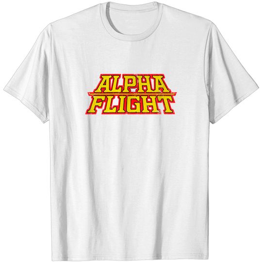 Discover Alpha Flight Vintage Logo - Alpha Flight - T-Shirt