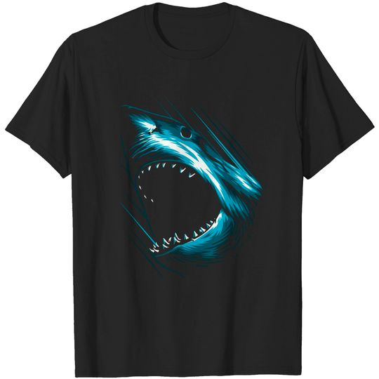 Discover Great Shark White - Great Shark White - T-Shirt