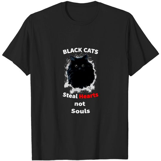 Discover Black Cat - Black Cat - T-Shirt