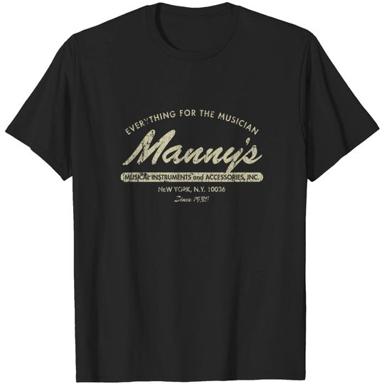 Discover Manny's Music 1935 - Musician - T-Shirt