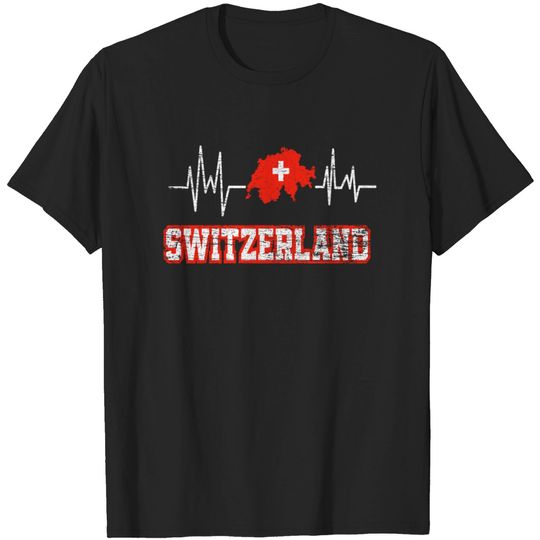Discover Switzerland Heartbeat T-shirt