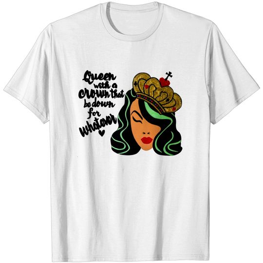 Discover Queen with a crown T-shirt