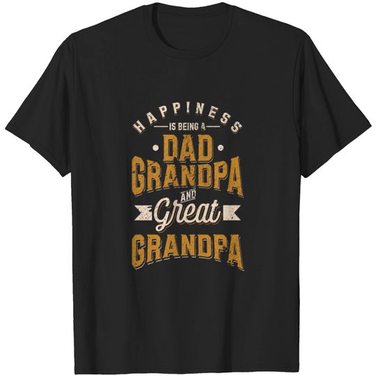 Discover GREAT GRANDPA T-shirt