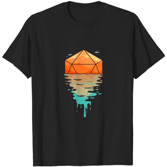 Discover Rippling d20 - D&D Dungeons and dragons dnd T-shirt