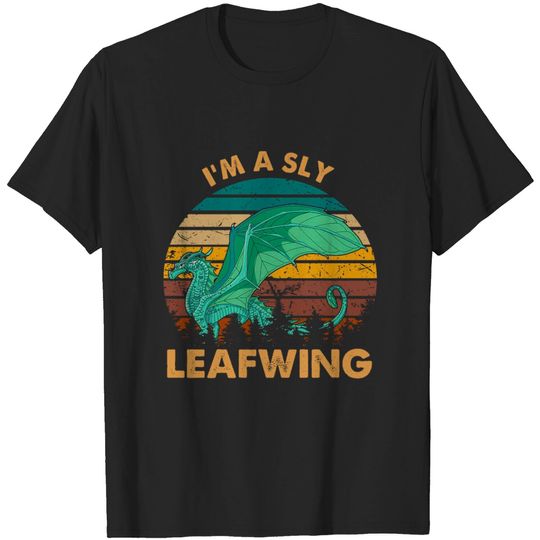 Discover Kid I m A Sly Leafwing Dragons Retro Wings Of Fire T-shirt
