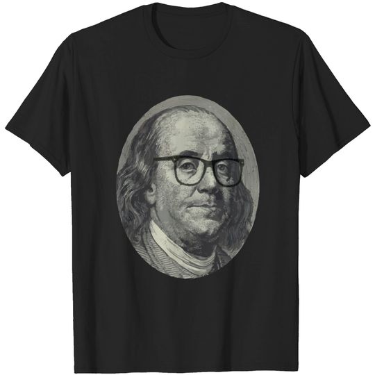 Discover Hipster Ben Franklin T-shirt