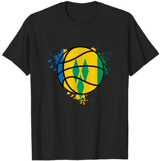 Discover Saint Vincent And The Grenadines Basketball Team - T-shirt