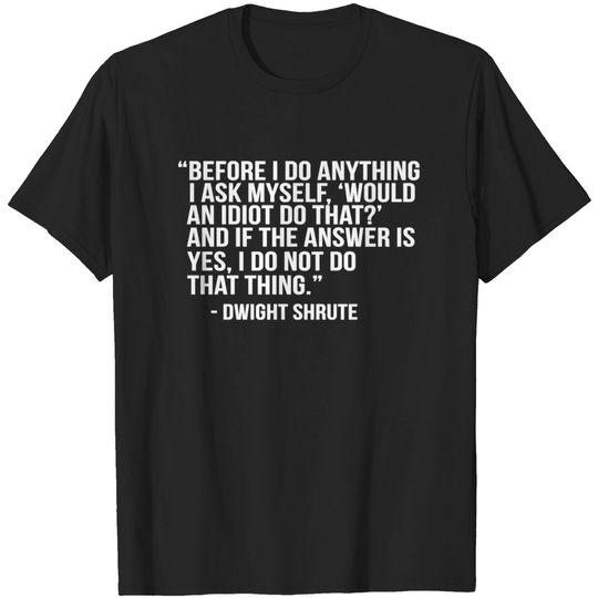 Discover Dwight Shrute T-shirt