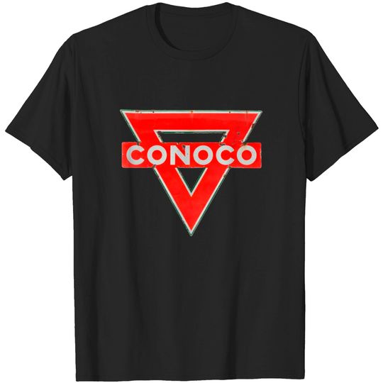 Discover Conoco Gasoline vintage sign T-shirt