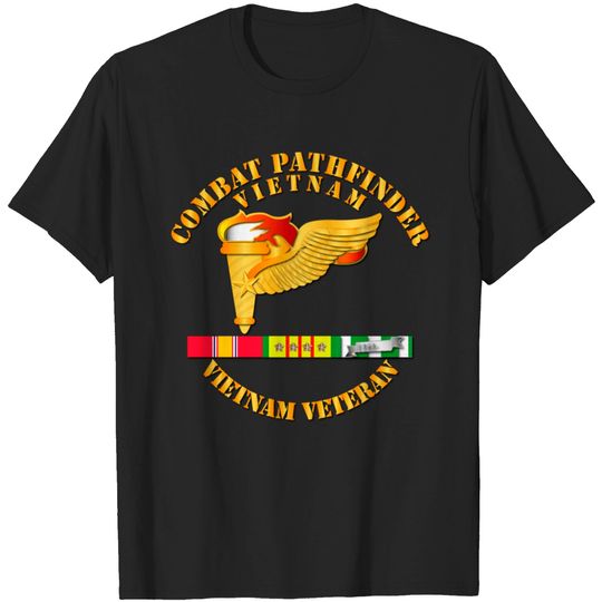 Discover Army Combat Pathfinder Veteran w VN SVC T-shirt