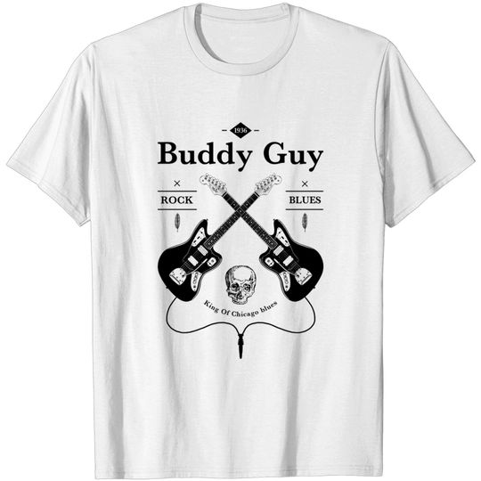 Discover Buddy Guy Stratocaster Logo - Buddy Guy - T-Shirt