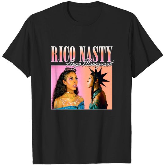 Discover RICO NASTY 90'S RETRO STYLE TEE T-Shirt