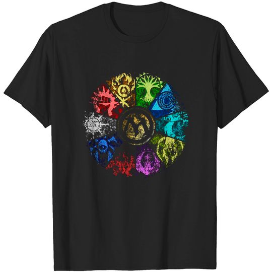Discover MTG | Faded Guild Wheel - Gamer - T-Shirt