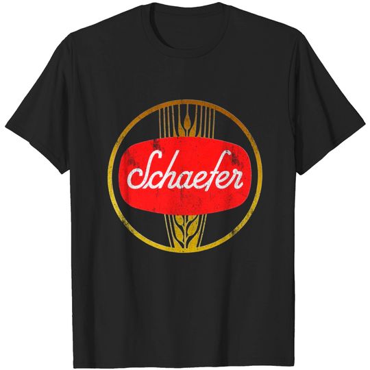 Discover Schaefer Beer Vintage Logo - Beer - T-Shirt