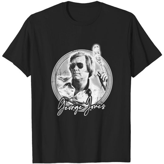 Discover George Jones / Retro Style Fan Design - George Jones - T-Shirt