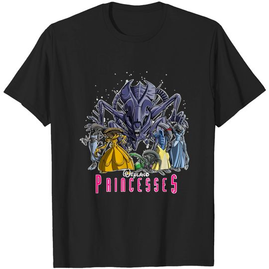 Discover Wayland Princesses - Disney Princess Aliens Xenomorph - T-Shirt