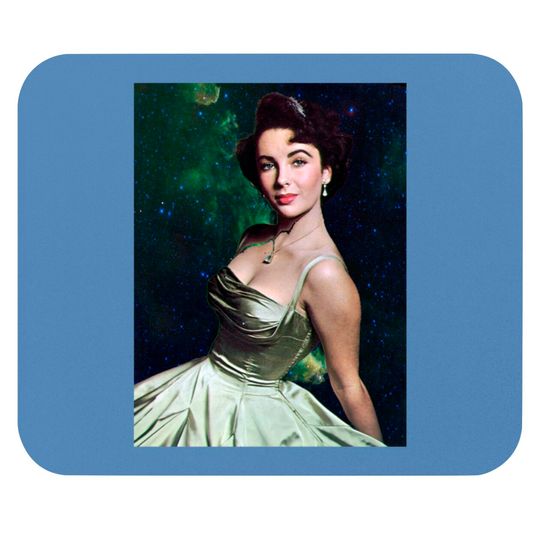 Discover Elizabeth Taylor in Space: Starlight Starlets - Elizabeth Taylor - Mouse Pads
