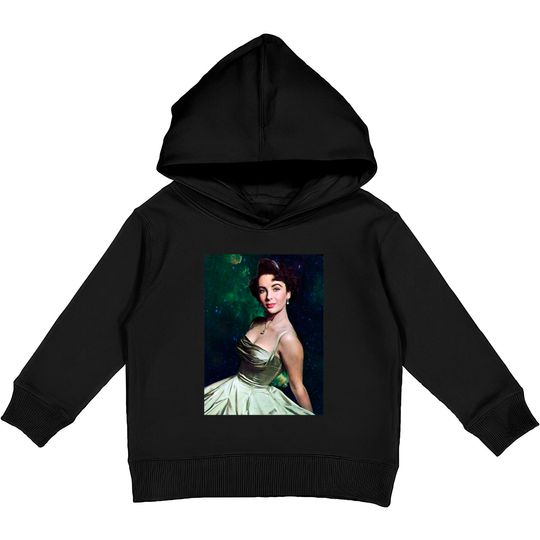 Discover Elizabeth Taylor in Space: Starlight Starlets - Elizabeth Taylor - Kids Pullover Hoodies