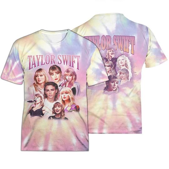 Discover Taylor Music Shirt, Taylor The Eras Tour 3D T-Shirt
