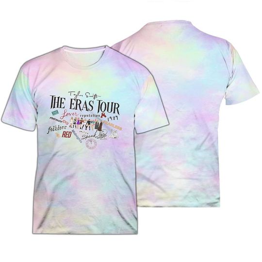 Discover Taylor Music Shirt, Taylor The Eras Tour 3D T-Shirt