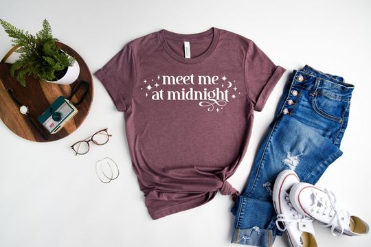 Discover Meet Me At Midnight Shirt, Taylor Shirt, Taylor Concert, The Eras Tour 2023 T-Shirt