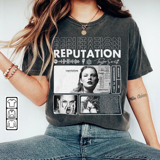 Discover Taylor Music Shirt K1, Reputation Album Sweatshirt, Taylor The Eras Tour 2023