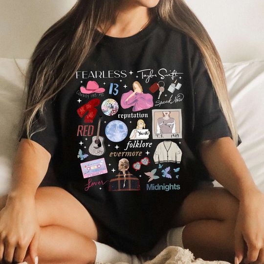 Discover Vintage Taylor The Eras Tour Shirt