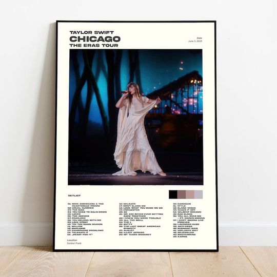 Discover Taylor Vintage 2023 Concert Poster