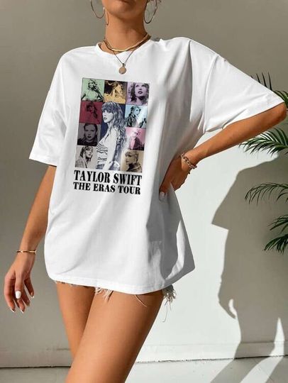 Discover Taylor The Eras Tour Shirt, Taylor version Merch T-Shirt