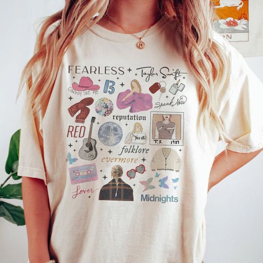 Discover Vintage Taylor The Eras Tour Shirt, Tour 2023 Shirt, Taylor version Shirt