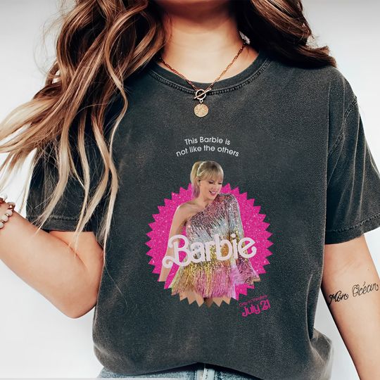 Discover Taylor Barbie Edition Shirt, Pink Barbie Shirt, Taylor The Eras Tour Shirt