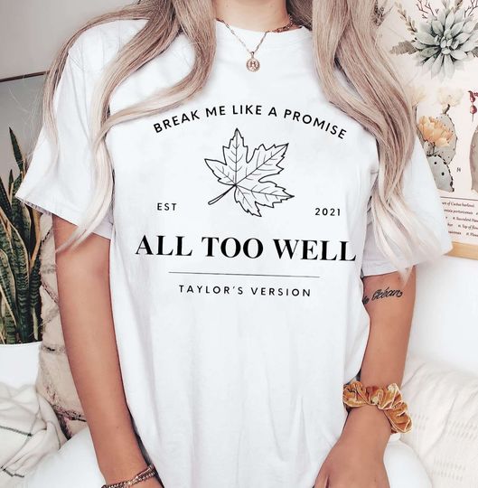 Discover Vintage All Too Well Taylor Shirt, Taylor Shirt, The Eras Tour 2023 Shirt