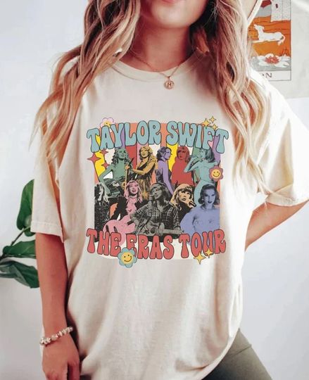 Discover Vintage Taylor T-Shirt, Taylor The Eras Tour 2023 T-shirt