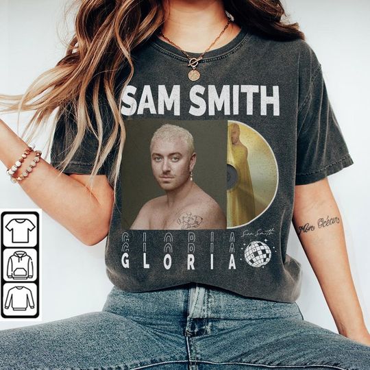 Discover Sam Smith Music Shirt, Vintage Sam Smith GLORIA The Tour 2023 Shirt