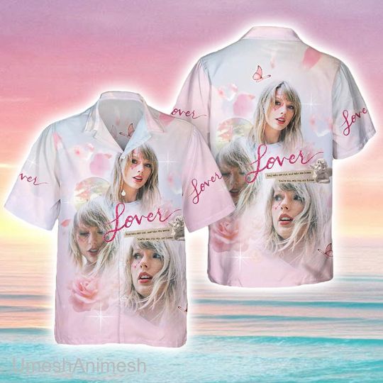 Discover Taylor version Lover Era Hawaiian Shirt