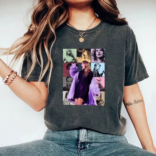 Discover Vintage Taylor The Eras Tour T-shirt, Tour 2023 Shirt, Taylor version Merch