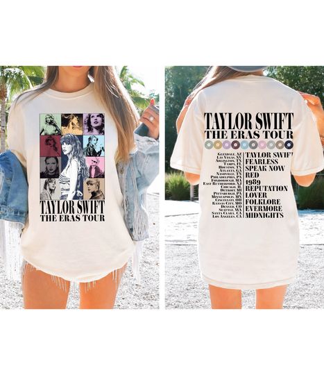 Discover Taylor The Eras Tour Shirt, Taylor version Merch T-Shirt