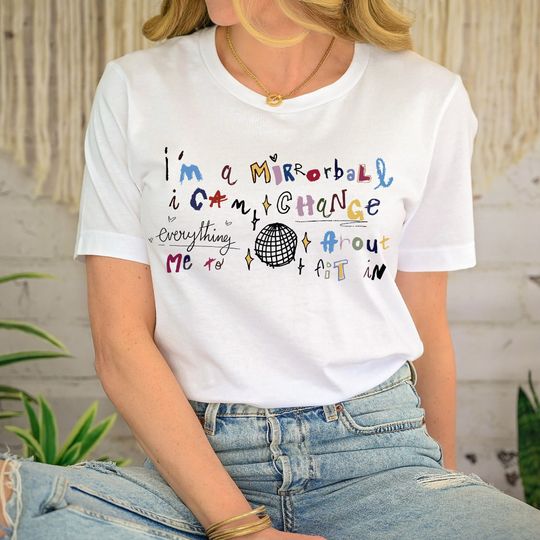 Discover Taylor Mirrorball Shirt, Taylor Merch Shirt, The Eras Tour Shirt
