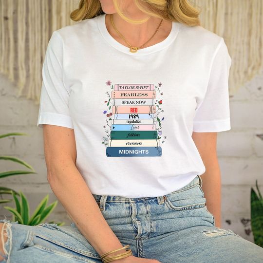 Discover Taylor Music Album Book Shirts, Taylor Shirts, 1989, Tour Shirt, Midnight Album Shirt